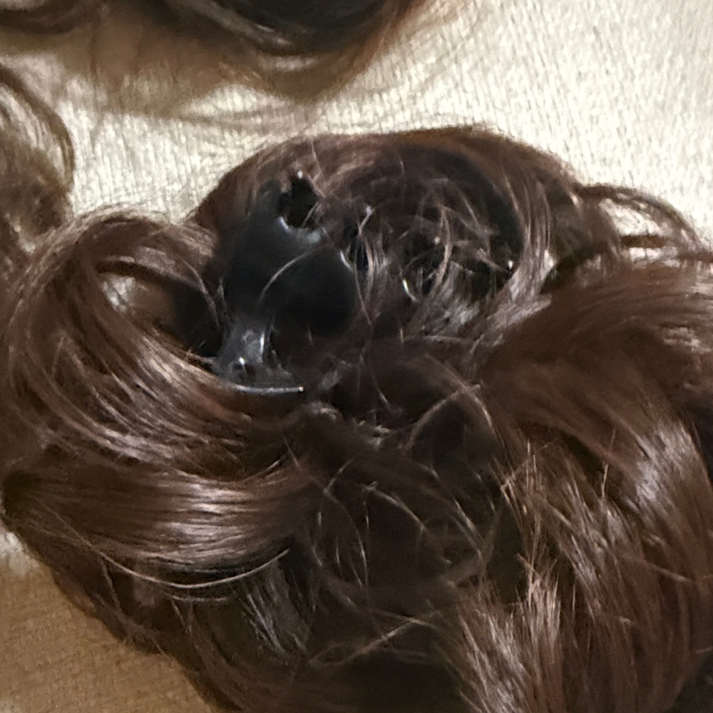 Elegant Brown Hair scrunchie - Picture 2 of 3
